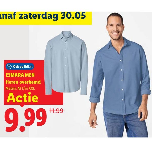 ESMARA MEN Heren overhemd