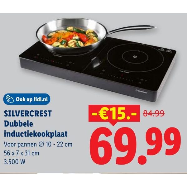 SILVERCREST Dubbele inductiekookplaat