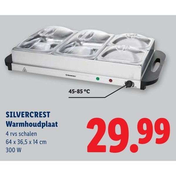 SILVERCREST Warmhoudplaat