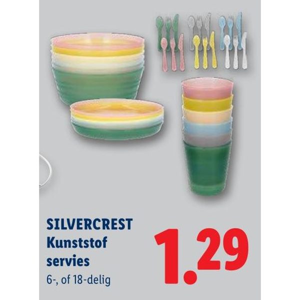 SILVERCREST Kunststof servies