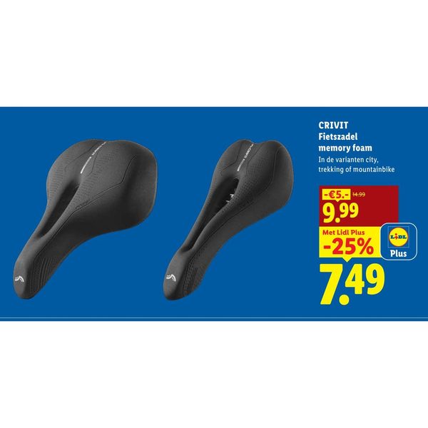Fietszadel memory foam