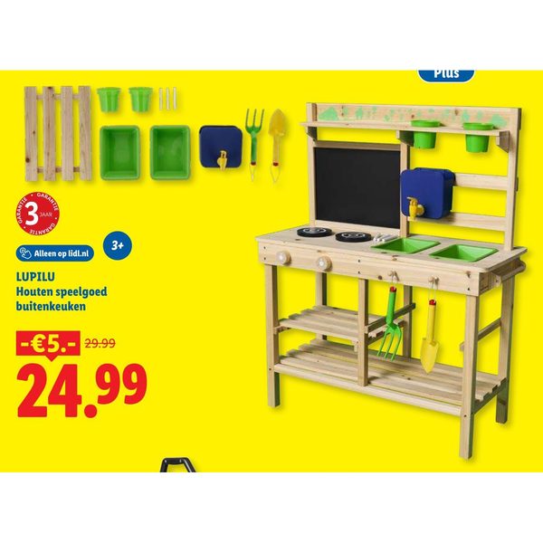 LUPILU Houten speelgoed buitenkeuken