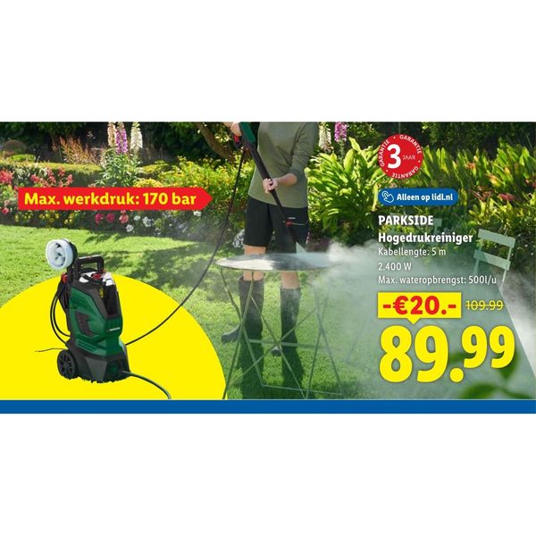 PARKSIDE Hogedrukreiniger