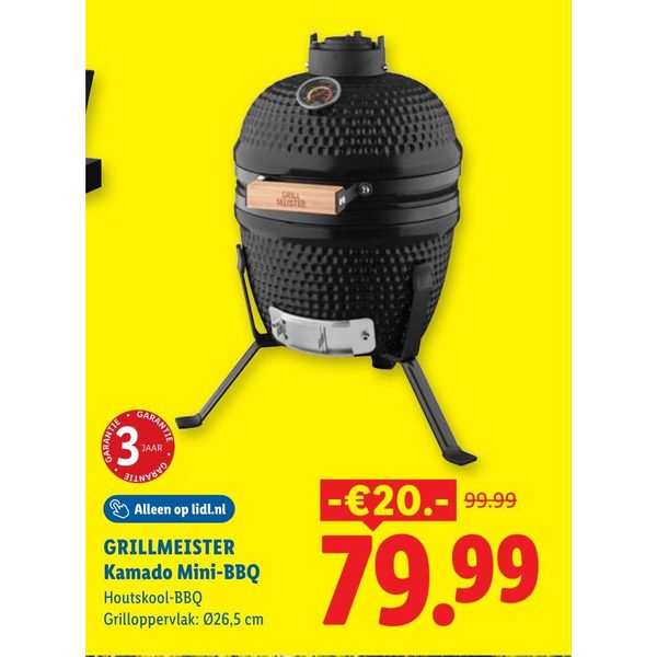 GRILLMEISTER Kamado Mini-BBQ