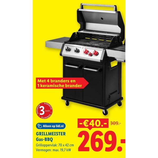 GRILLMEISTER Gas-BBQ