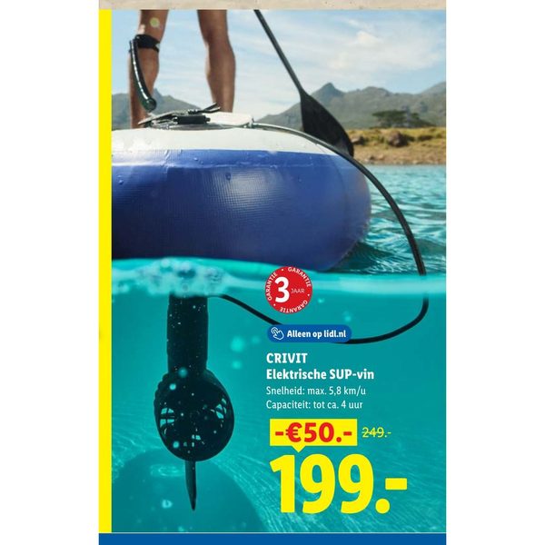 CRIVIT Elektrische SUP-vin