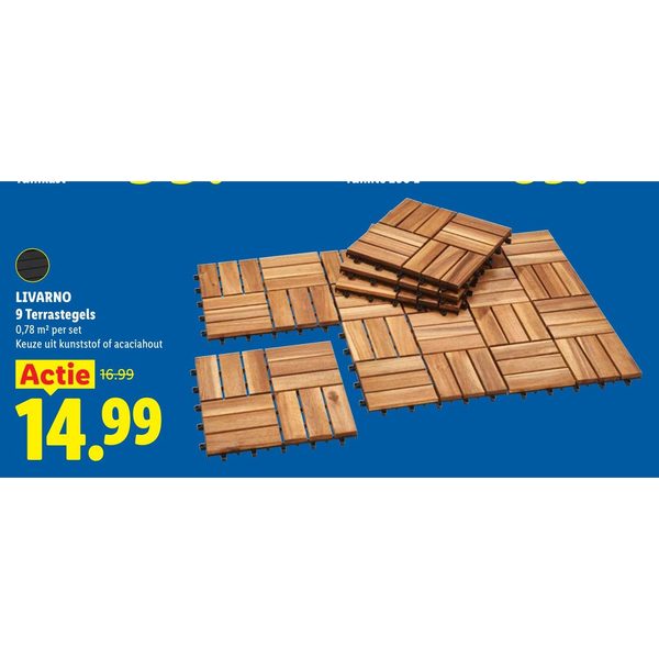 LIVARNO 9 Terrastegels