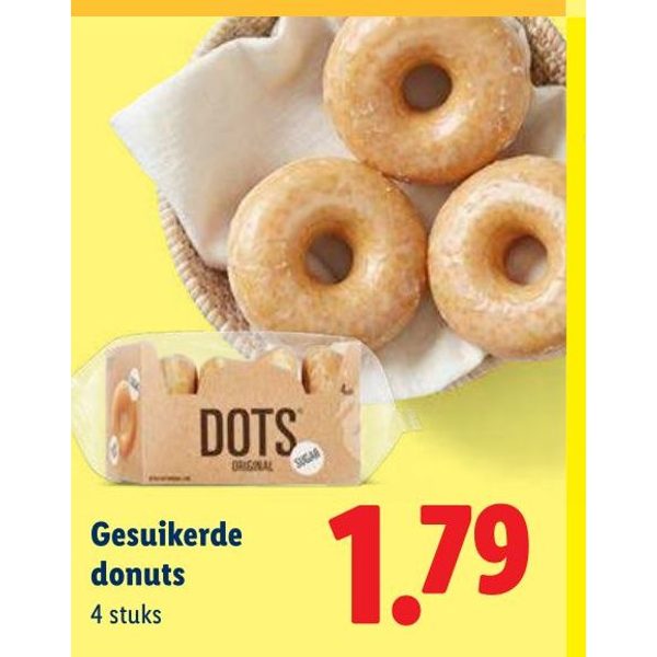 Gesuikerde donuts