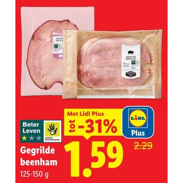 Gegrilde beenham
