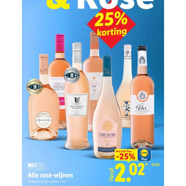 Alle rosé-wijnen