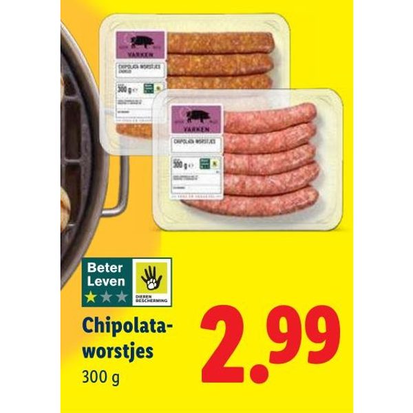 Chipolata-worstjes