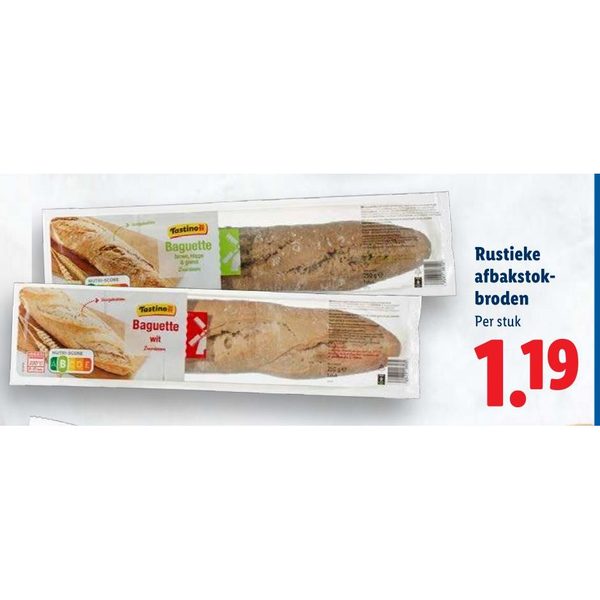 Rustieke afbakstokbroden