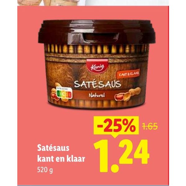 Satésaus kant en klaar