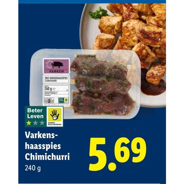 Varkenshaasspies Chimichurri