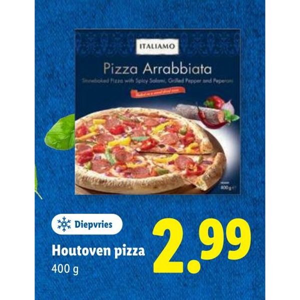 Houtoven pizza