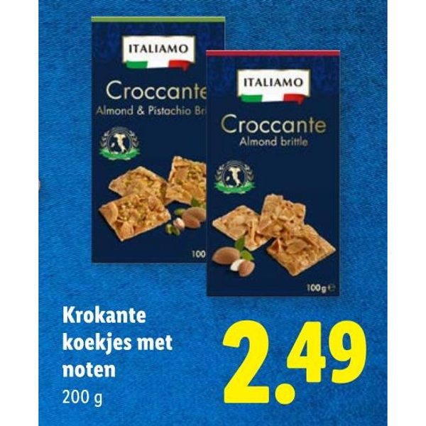 Krokante koekjes met noten