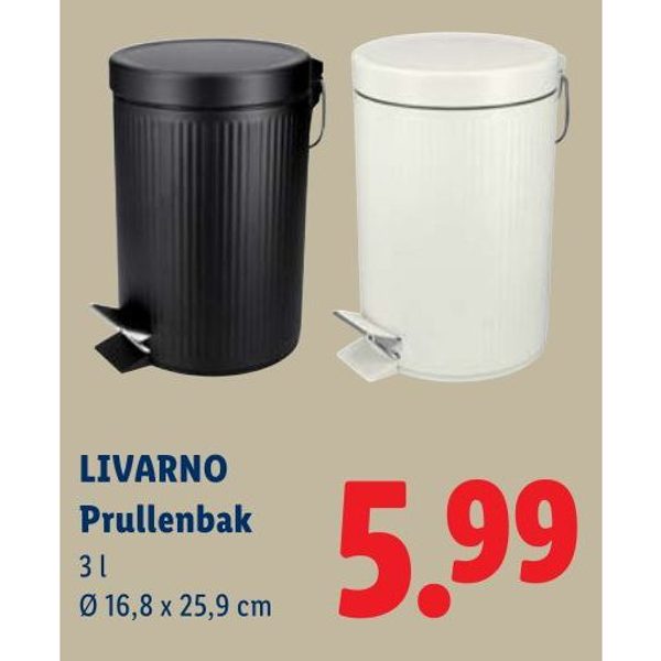 LIVARNO Prullenbak