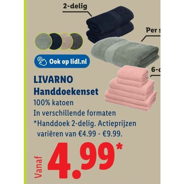 LIVARNO Handdoekenset