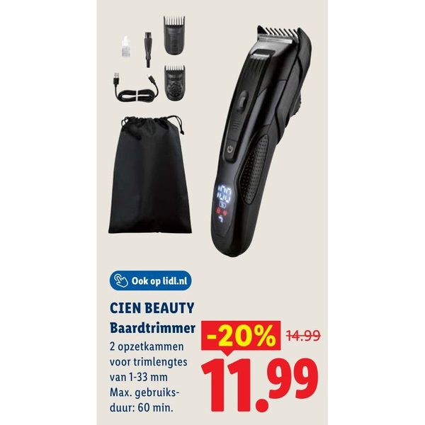 CIEN BEAUTY Baardtrimmer