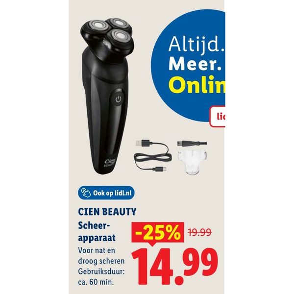 CIEN BEAUTY Scheerapparaat