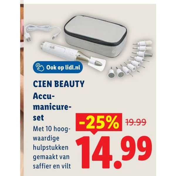 CIEN BEAUTY Accu-manicureset