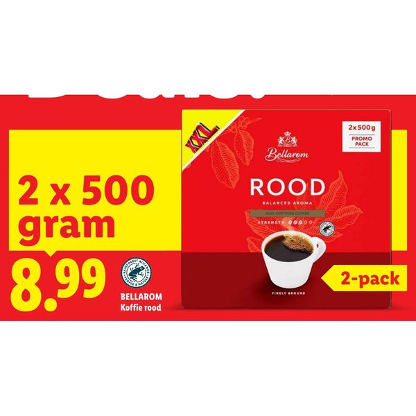 Bellarom Koffie rood