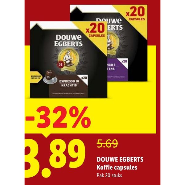 Douwe Egberts Koffie capsules