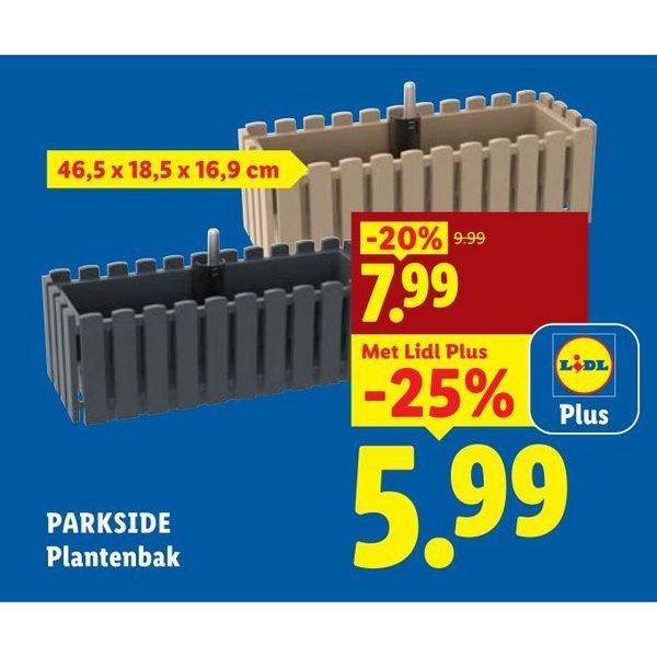 Plantenbak 46,5 cm