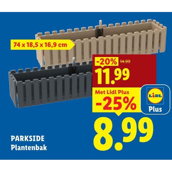 Plantenbak 74 cm
