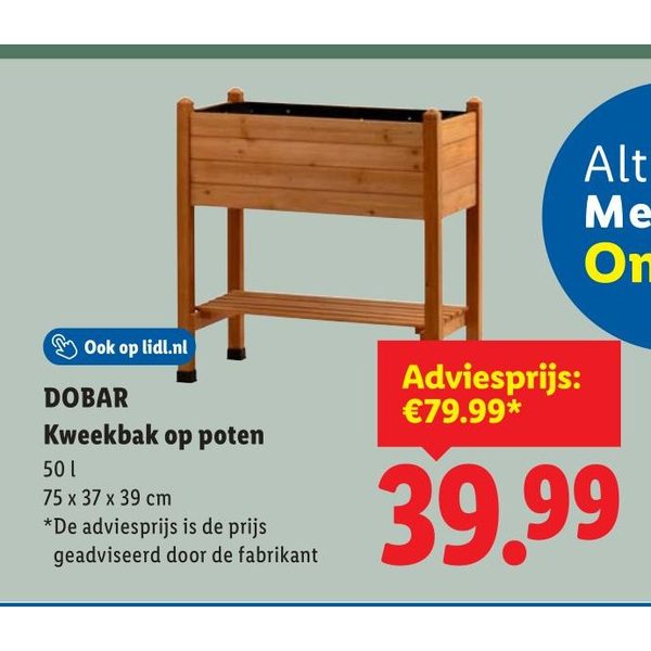 DOBAR Kweekbak op poten