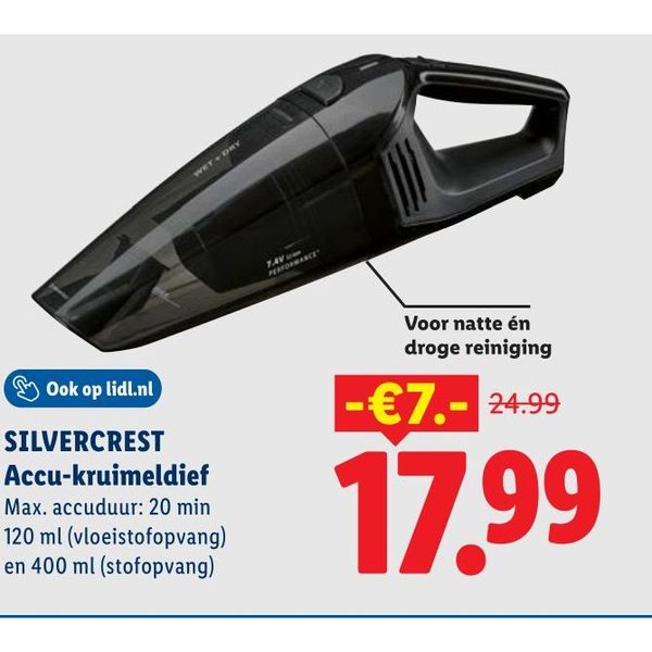 SILVERCREST Accu-kruimeldief