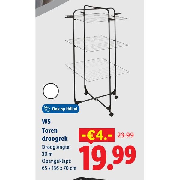 W5 Toren droogrek