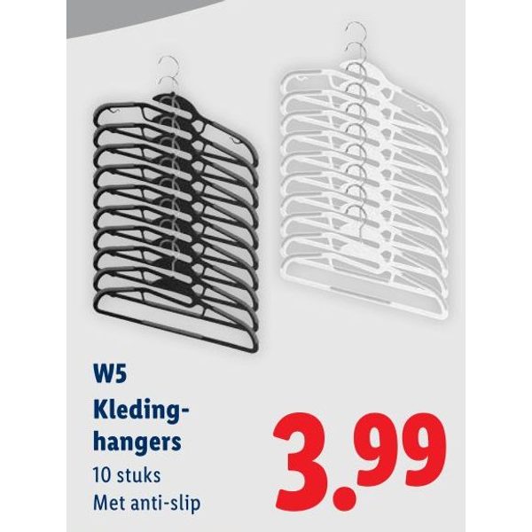 W5 Kledinghangers