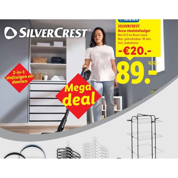 SILVERCREST Accu-steelstofzuiger