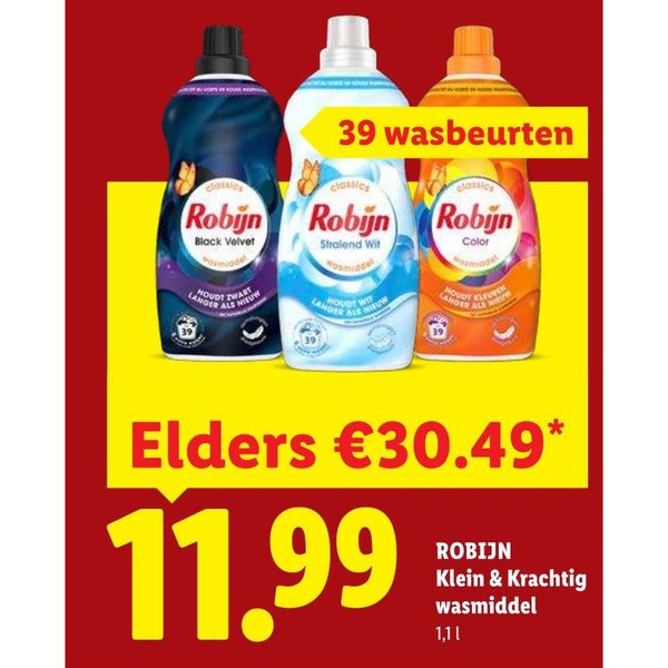 Klein & Krachtig wasmiddel