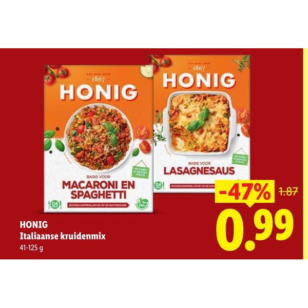 HONIG Italiaanse kruidenmix