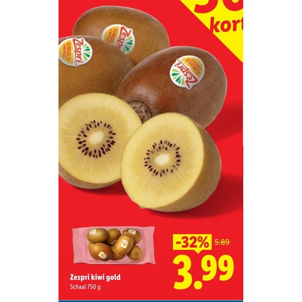 Zespri kiwi gold