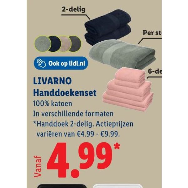 LIVARNO Handdoekenset