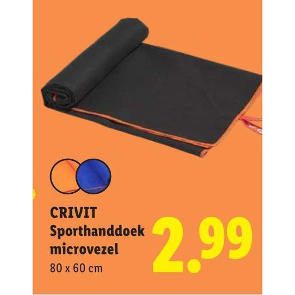 CRIVIT Sporthanddoek microvezel