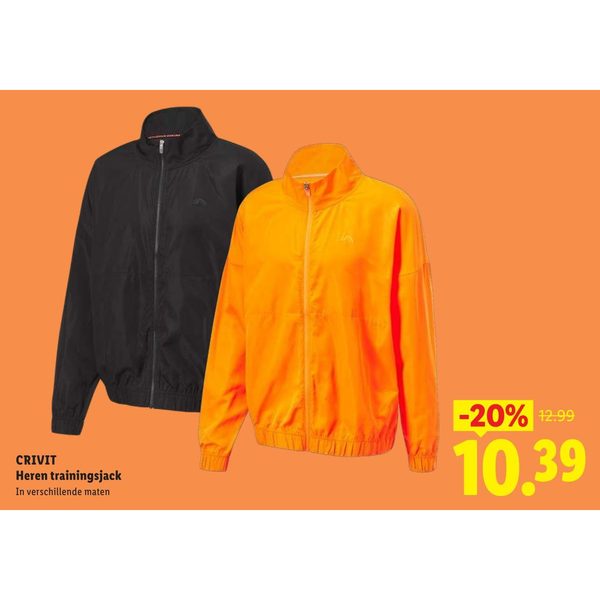 Heren trainingsjack