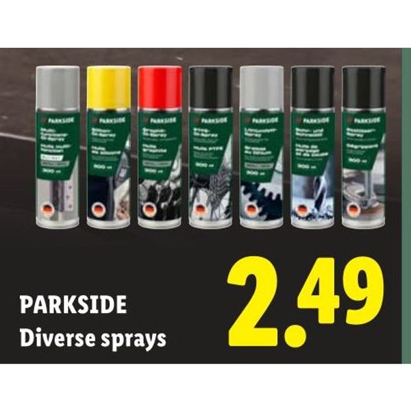 Parkside Diverse sprays