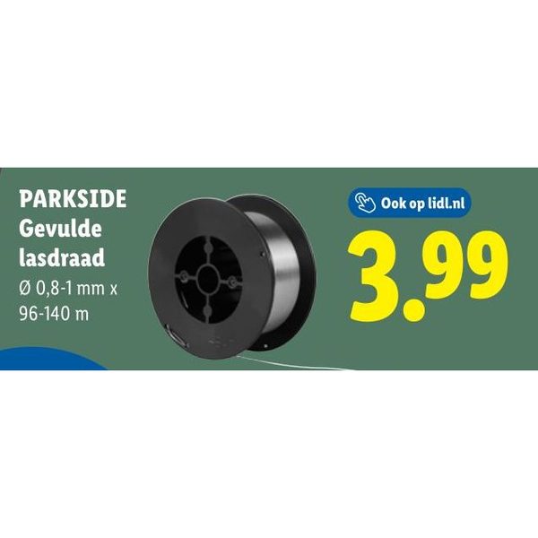 Parkside Gevulde lasdraad