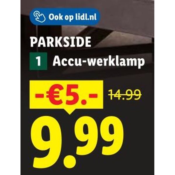 Parkside Accu-werklamp