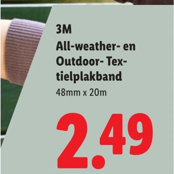 All-weather- en Outdoor-Textielplakband