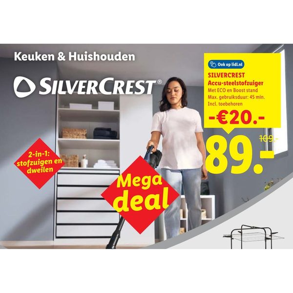 SILVERCREST Accu-steelstofzuiger
