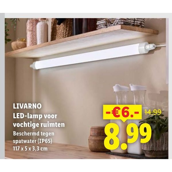 LIVARNO LED-lamp voor vochtige ruimten