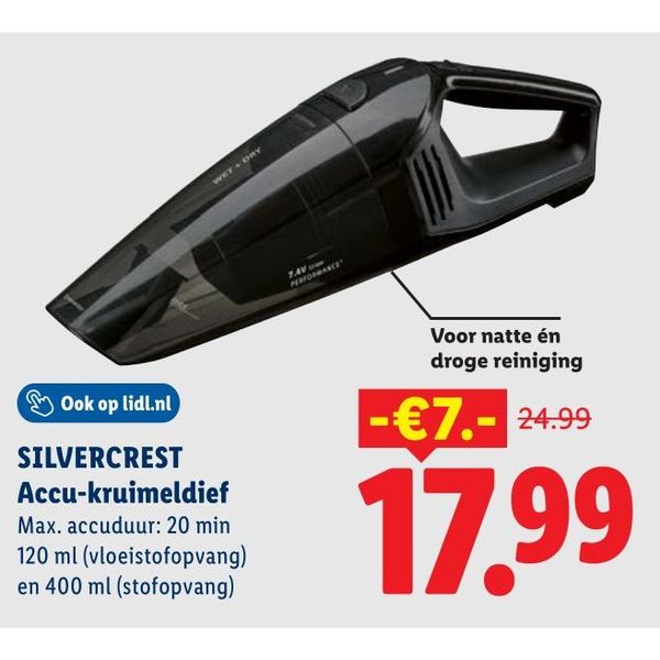 SILVERCREST Accu-kruimeldief