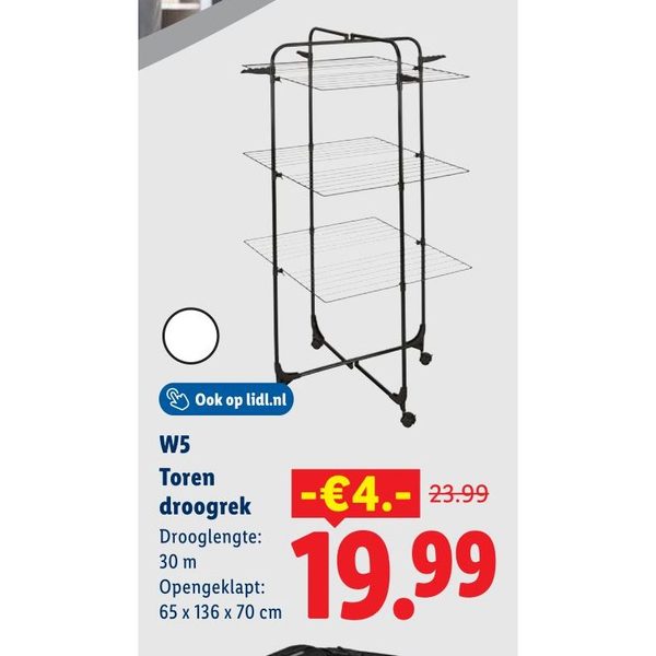 W5 Toren droogrek