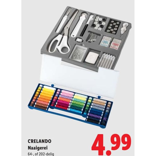 CRELANDO Naaigerei (64- of 202-delig)