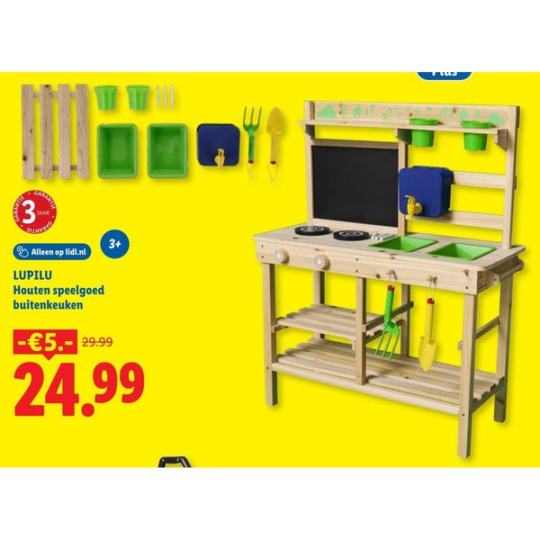 LUPILU Houten speelgoed buitenkeuken